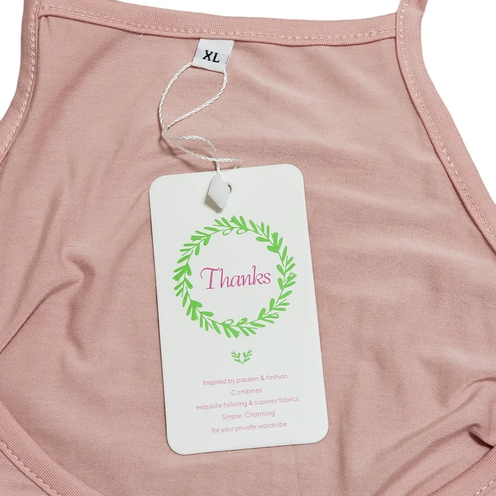 Froemds Womens Pink Spaghetti Strap Jumpsuit X-Large - Picture 9 of 15